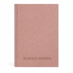 Entrepreneur planning guided journal titled Business Minded for women