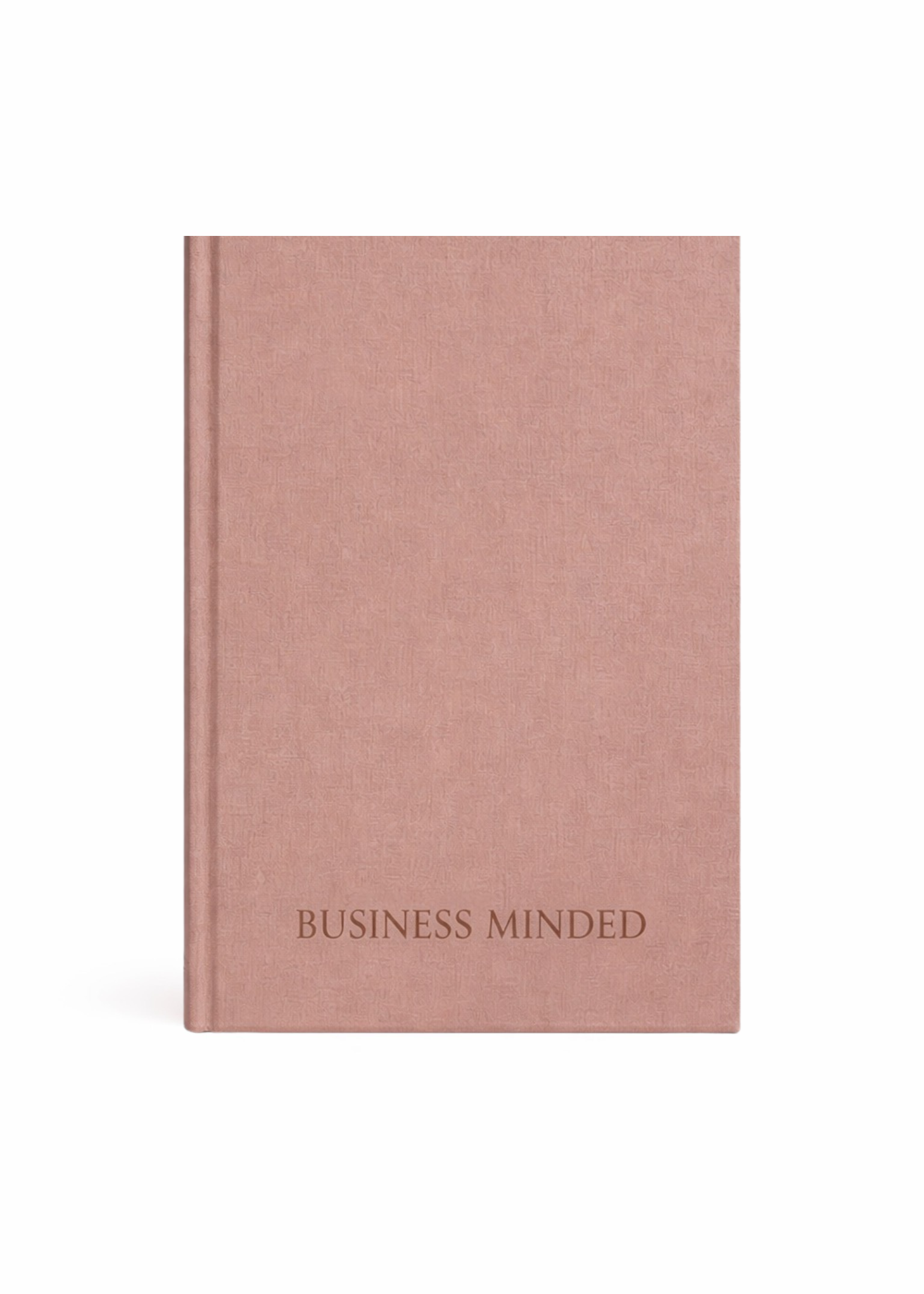 Entrepreneur planning guided journal titled Business Minded for women