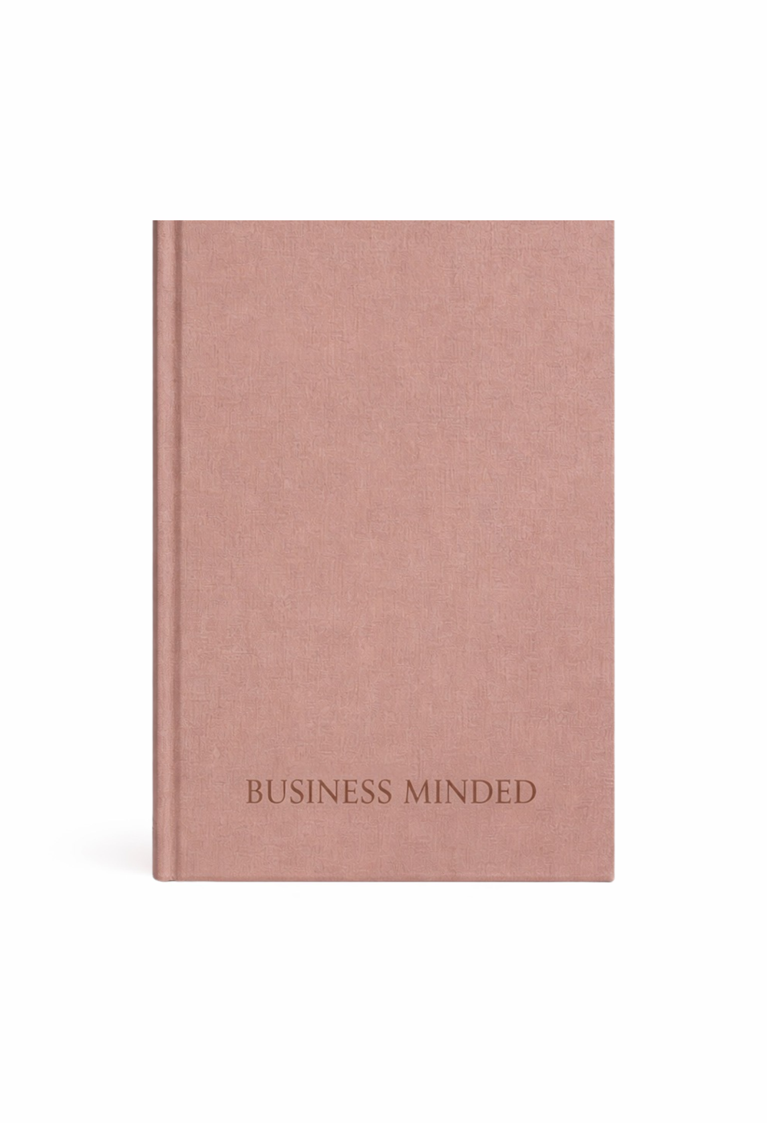 Entrepreneur planning guided journal titled Business Minded for women