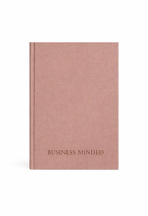 Entrepreneur planning guided journal titled Business Minded for women