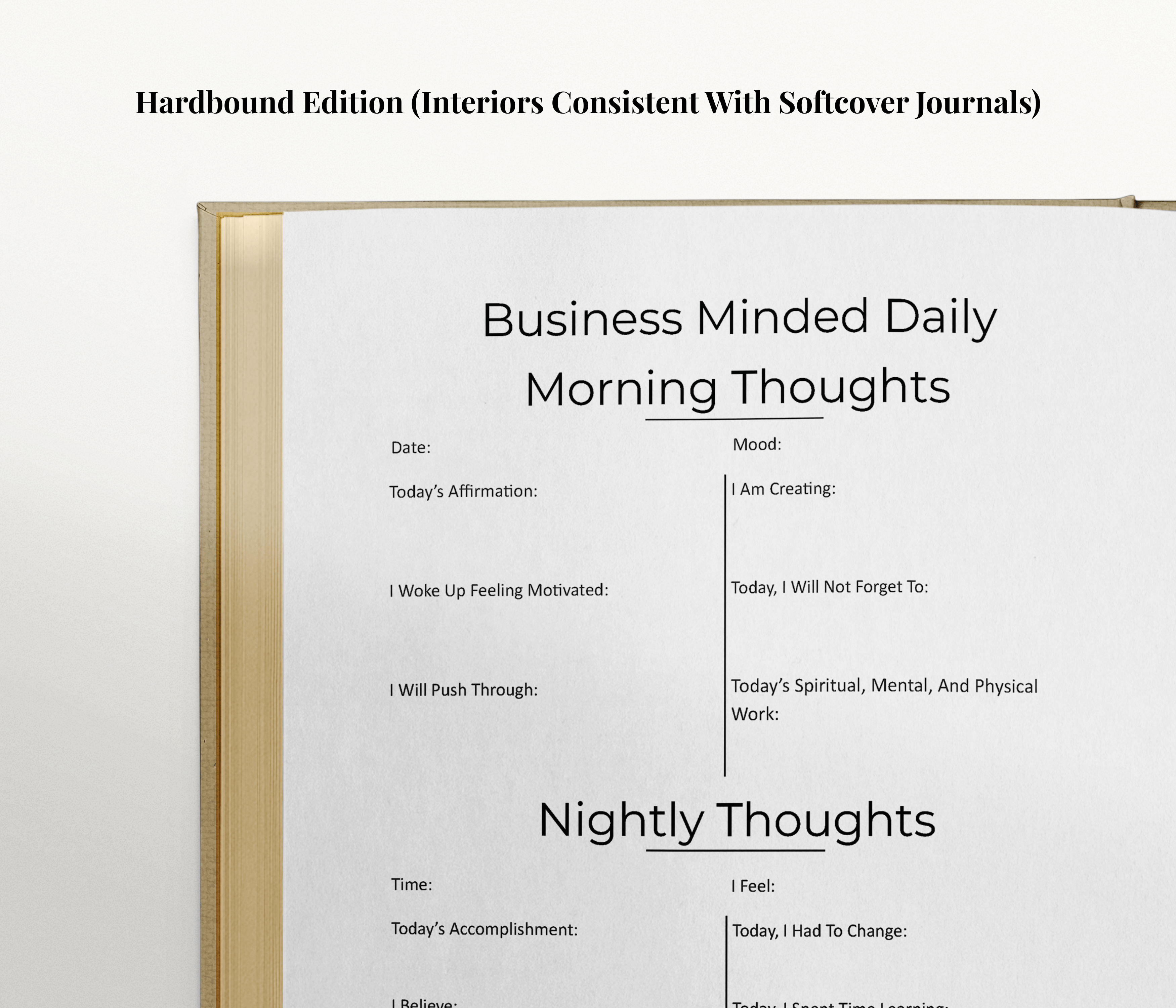 Business Minded Guided Journal
