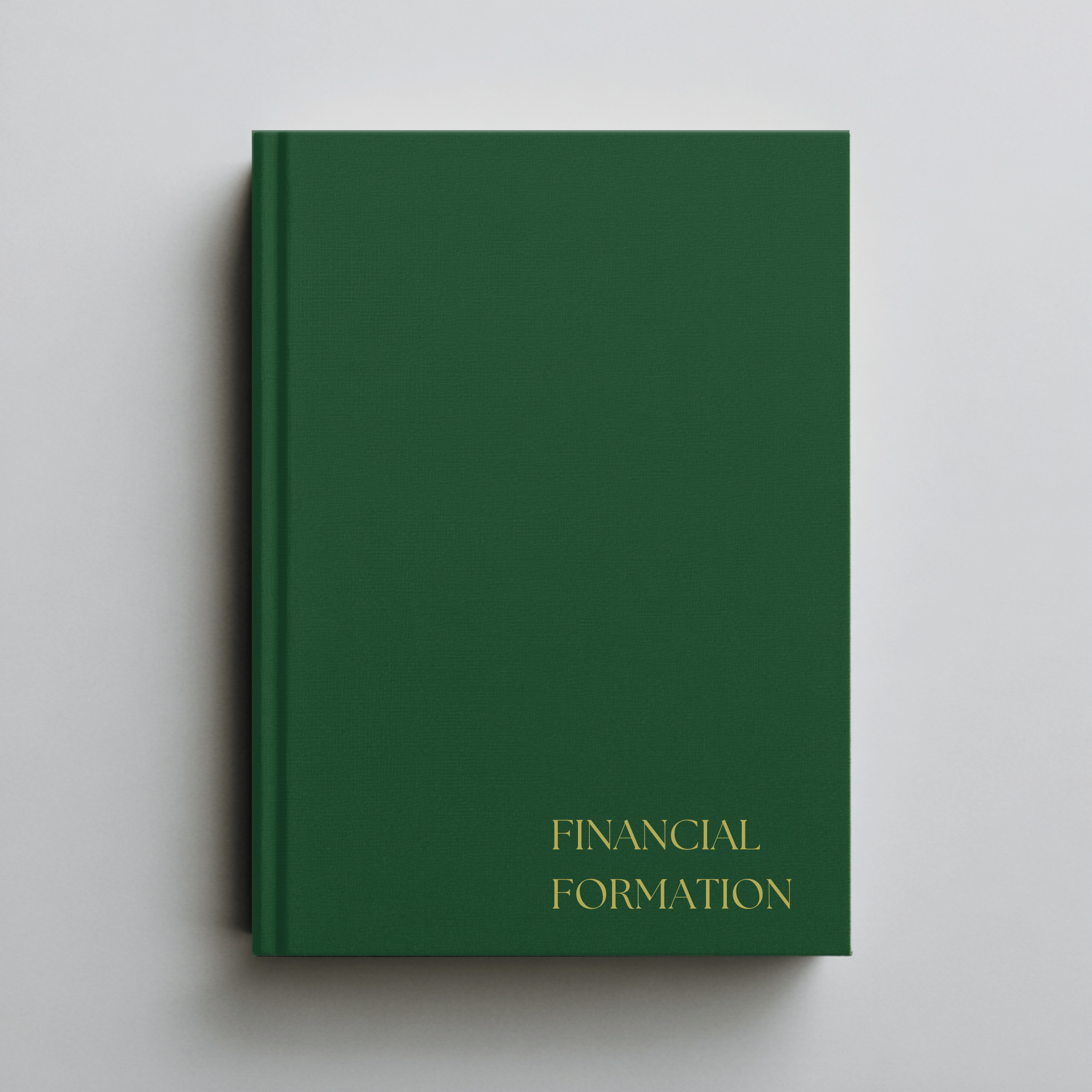 Financial Formation Journal On Desk