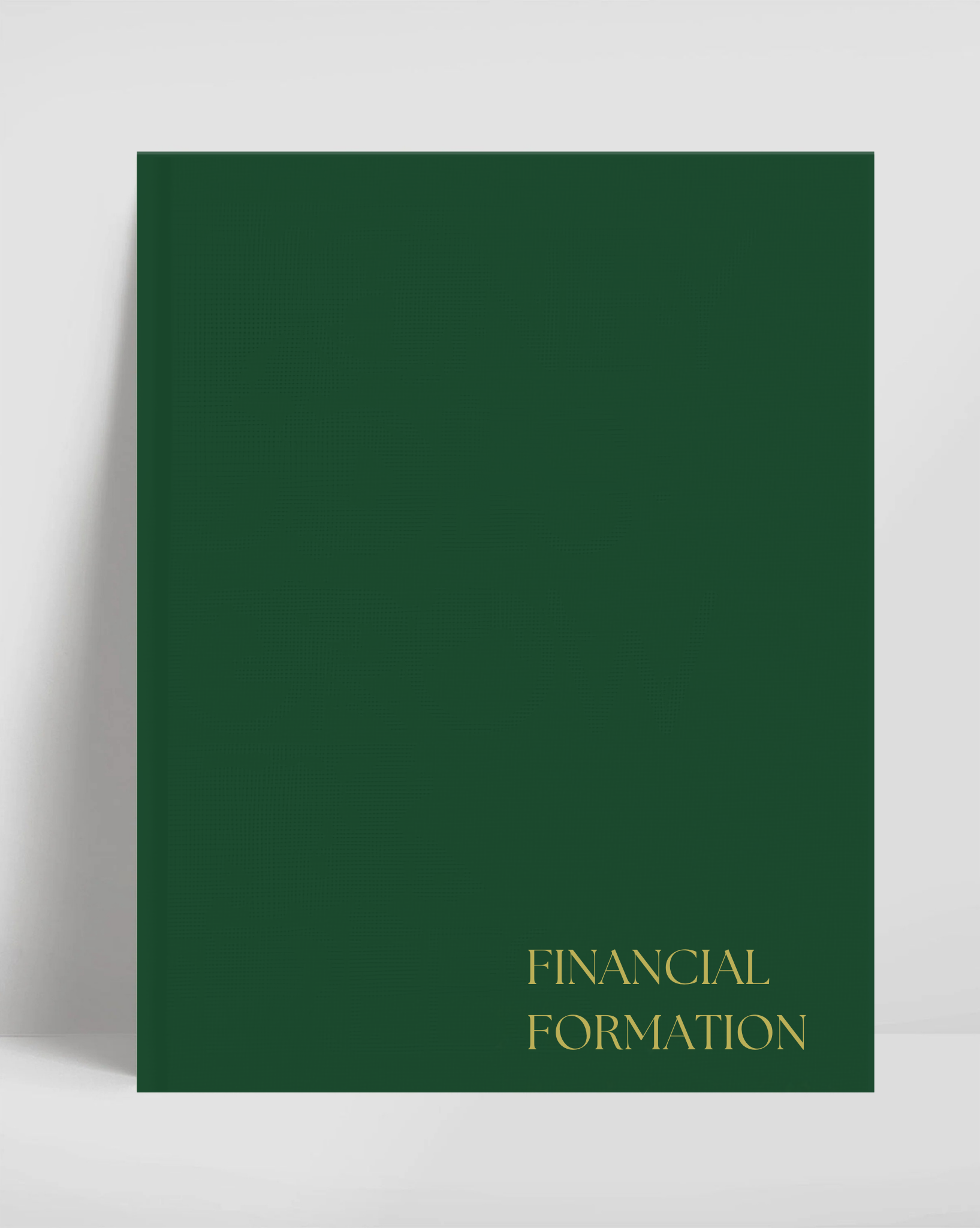Financial Formation Journal: A Written Path to Financial Goals, Credit Confidence & Lasting Stability