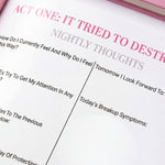 Guided journal for women healing from a breakup and broken heart
