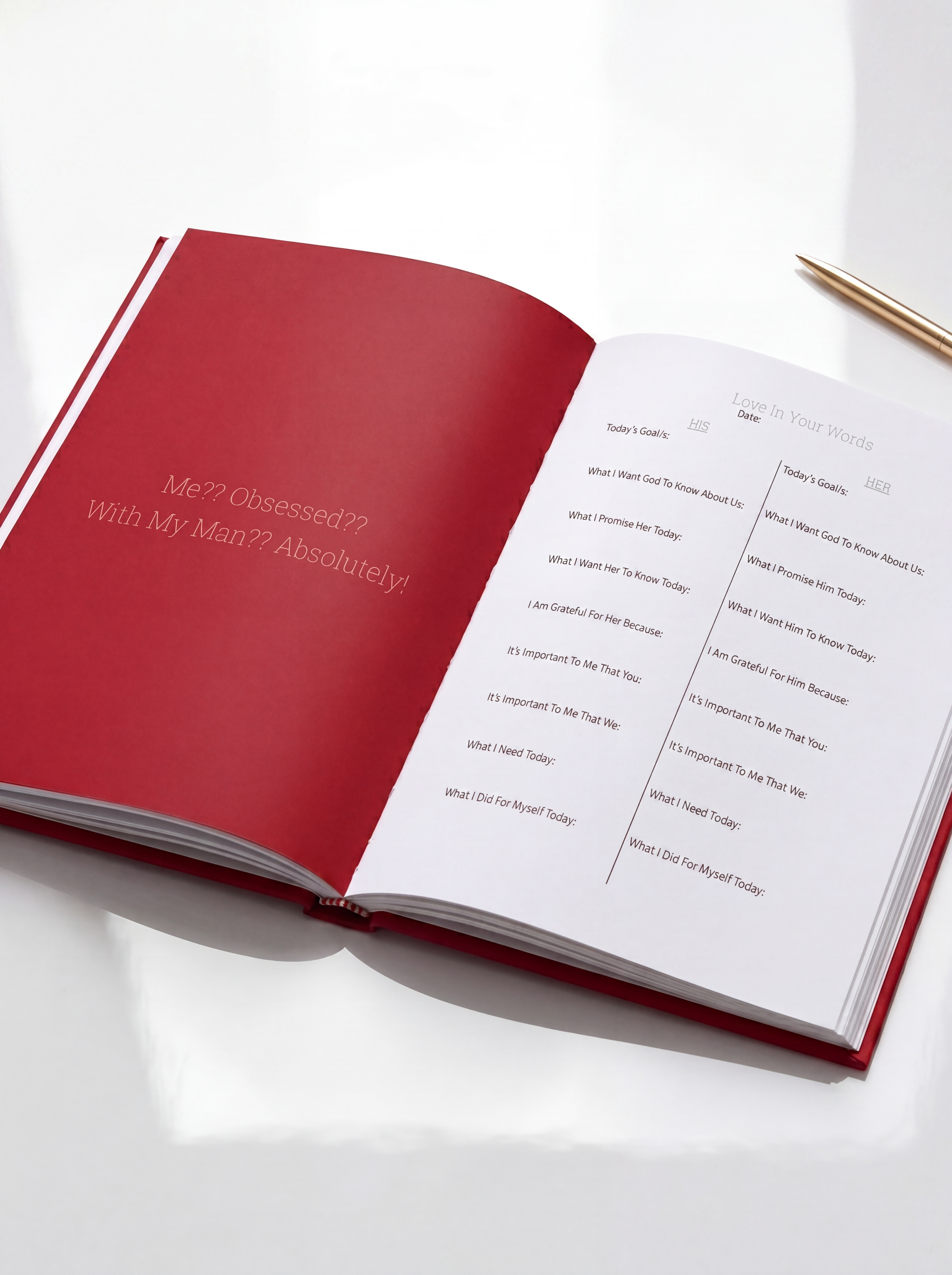 love story love journaling for couples