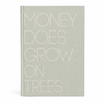 Abundance and wealth mindset guided journal titled Money Does Grow On Trees