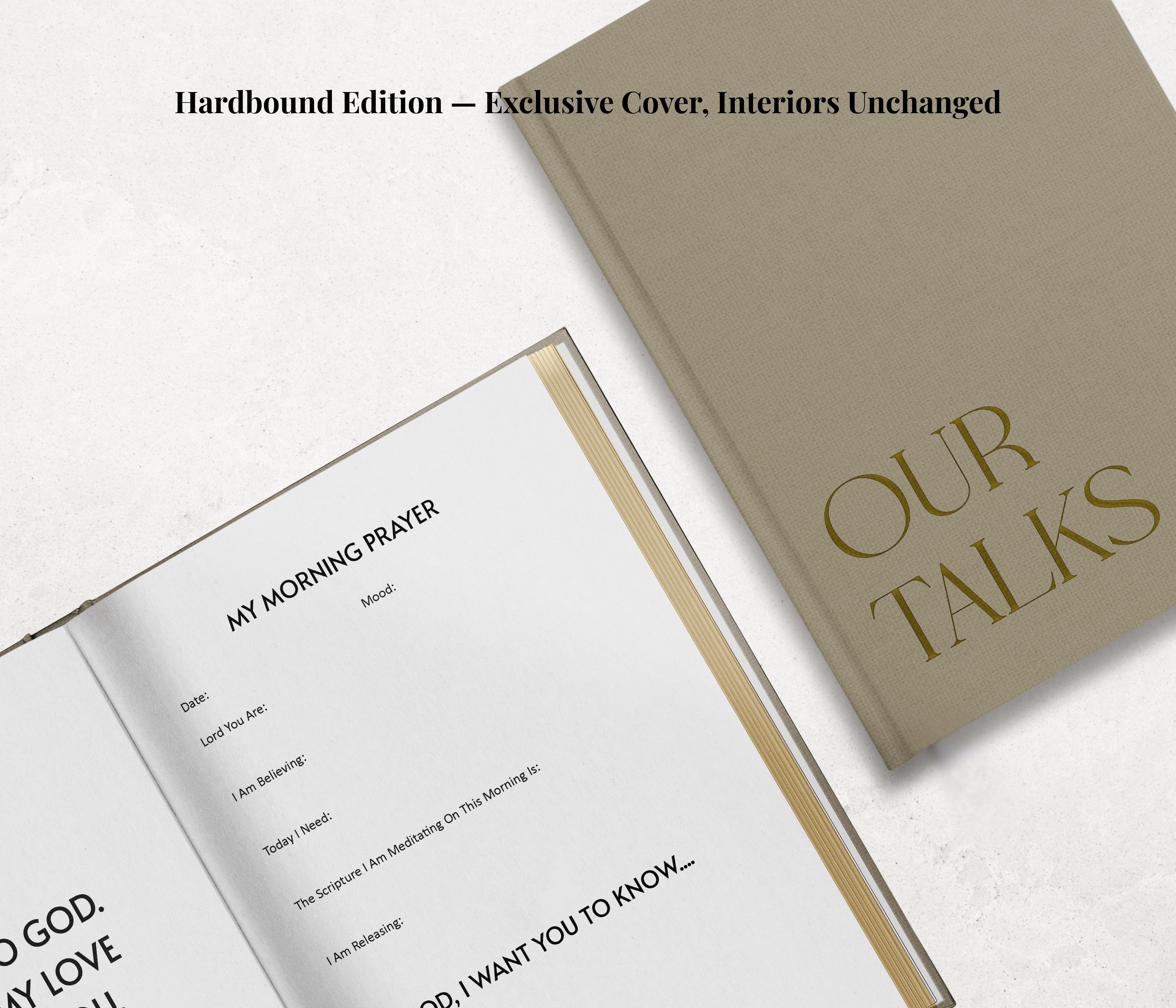 Our Talks Interior Pages Guided Prompt Journal