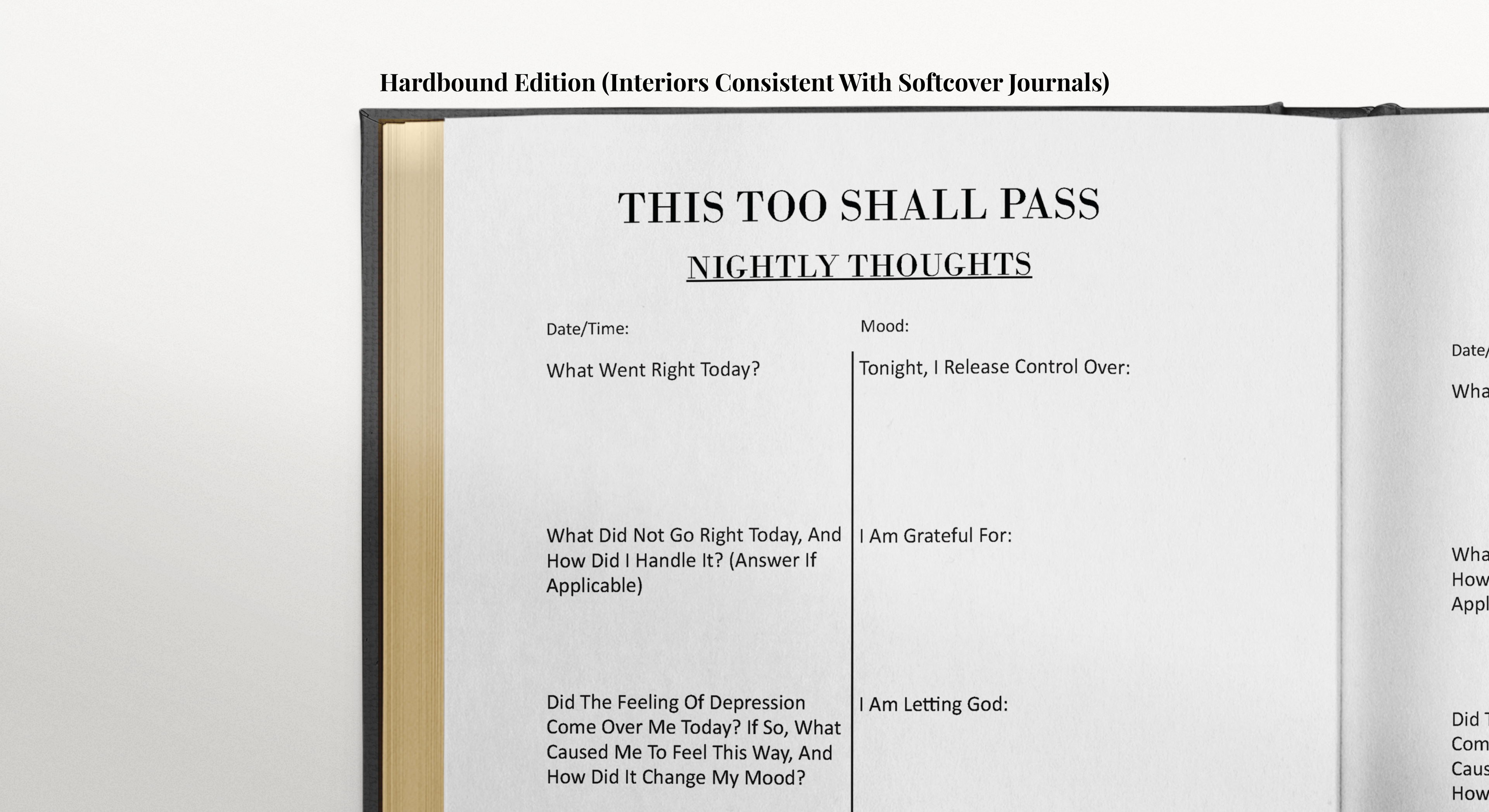 This Too Shall Pass Journal