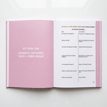 Pink journal titled XOXO Spirit and Soul designed for women of faith