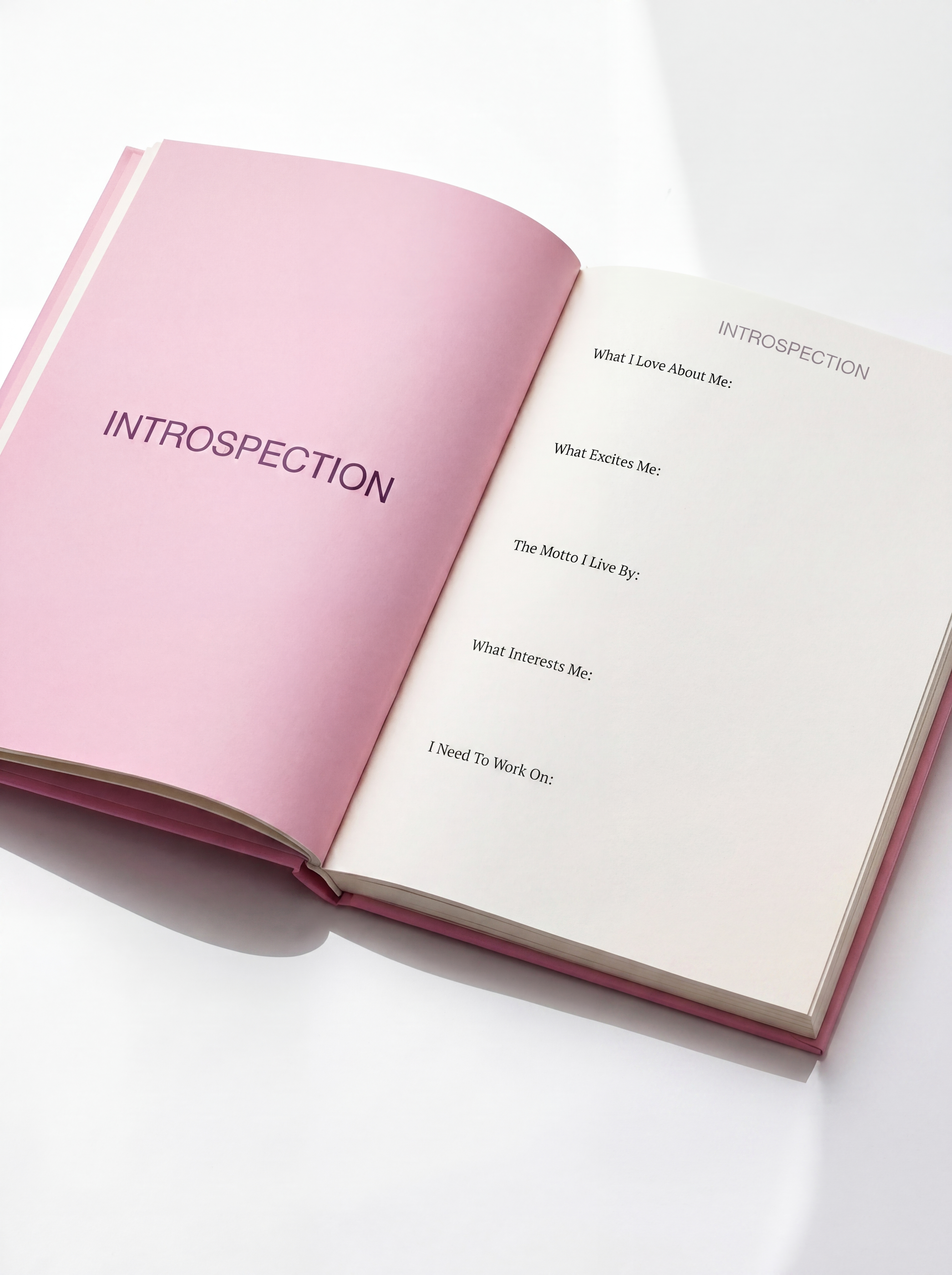 Hardcover self-worth journal titled Crowned for women rebuilding confidence