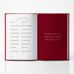 Couples bonding and connection guided journal with structured prompts