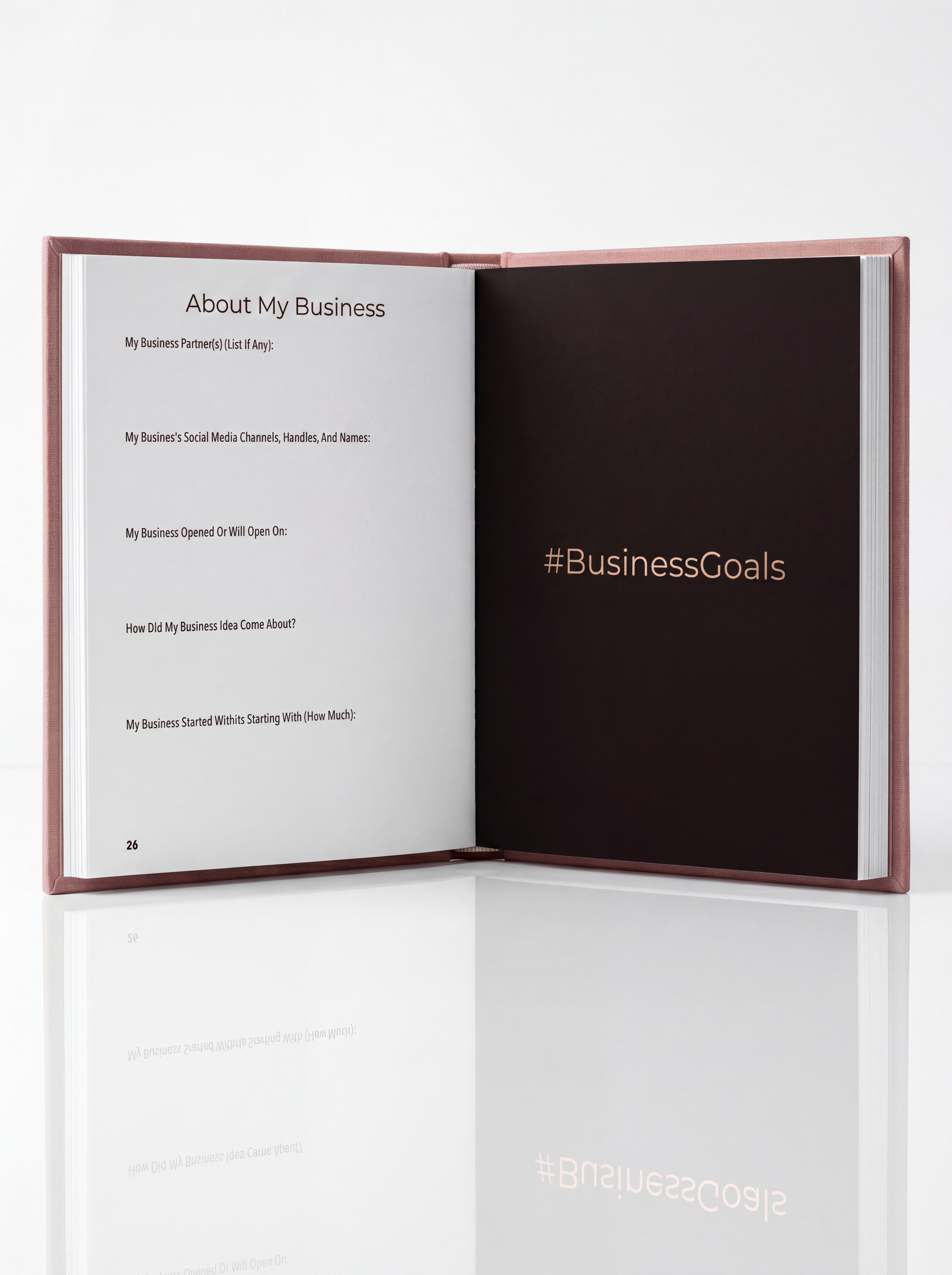 Guided entrepreneur journal for Black women building their businesses