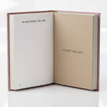Christian faith and prayer guided journal for women titled Our Talks