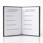 Guided journal for women getting their finances organized and on track