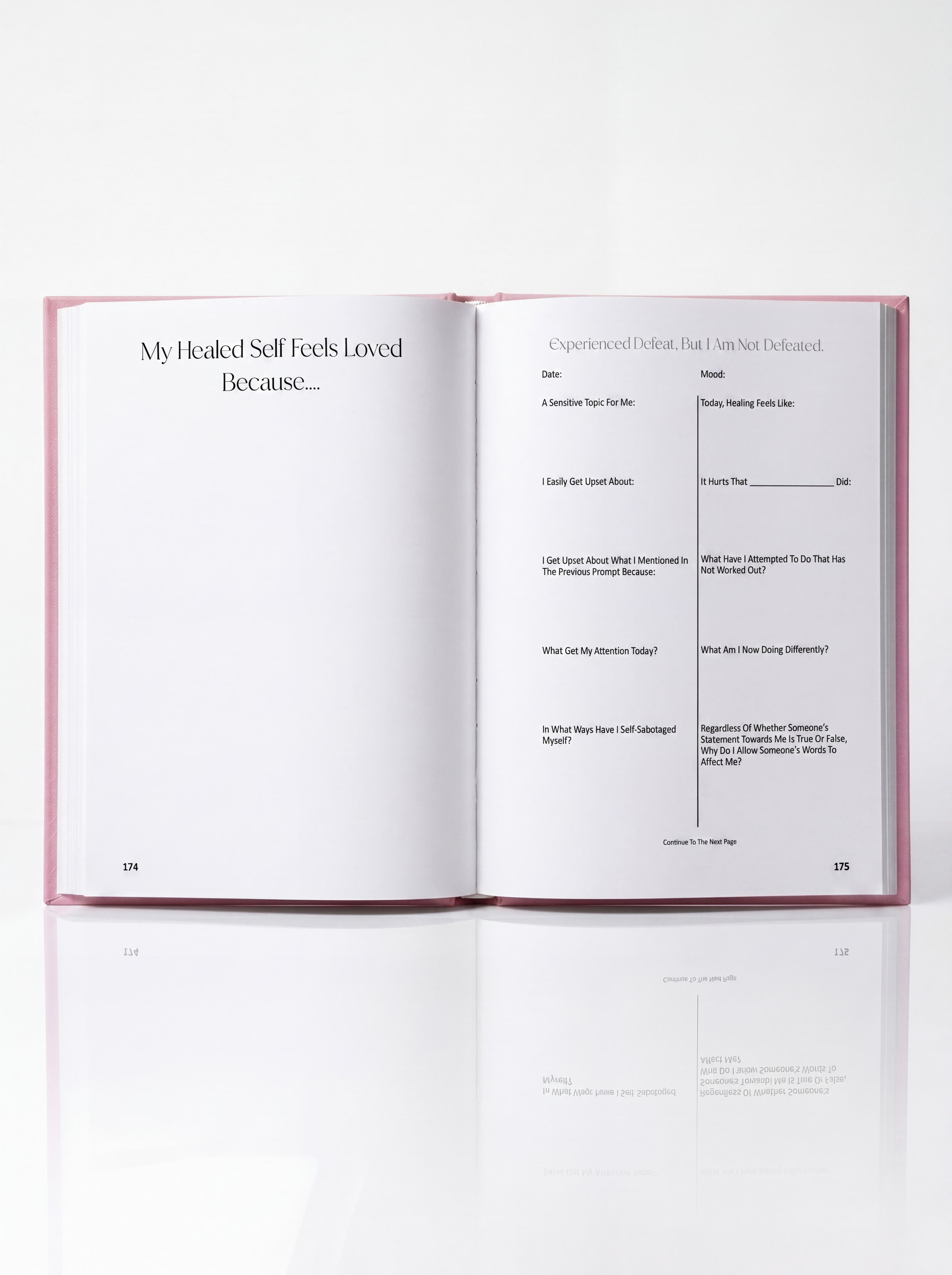 Guided journal for women releasing emotional pain and finding clarity