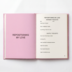 Self-love and identity journal with guided prompts for women