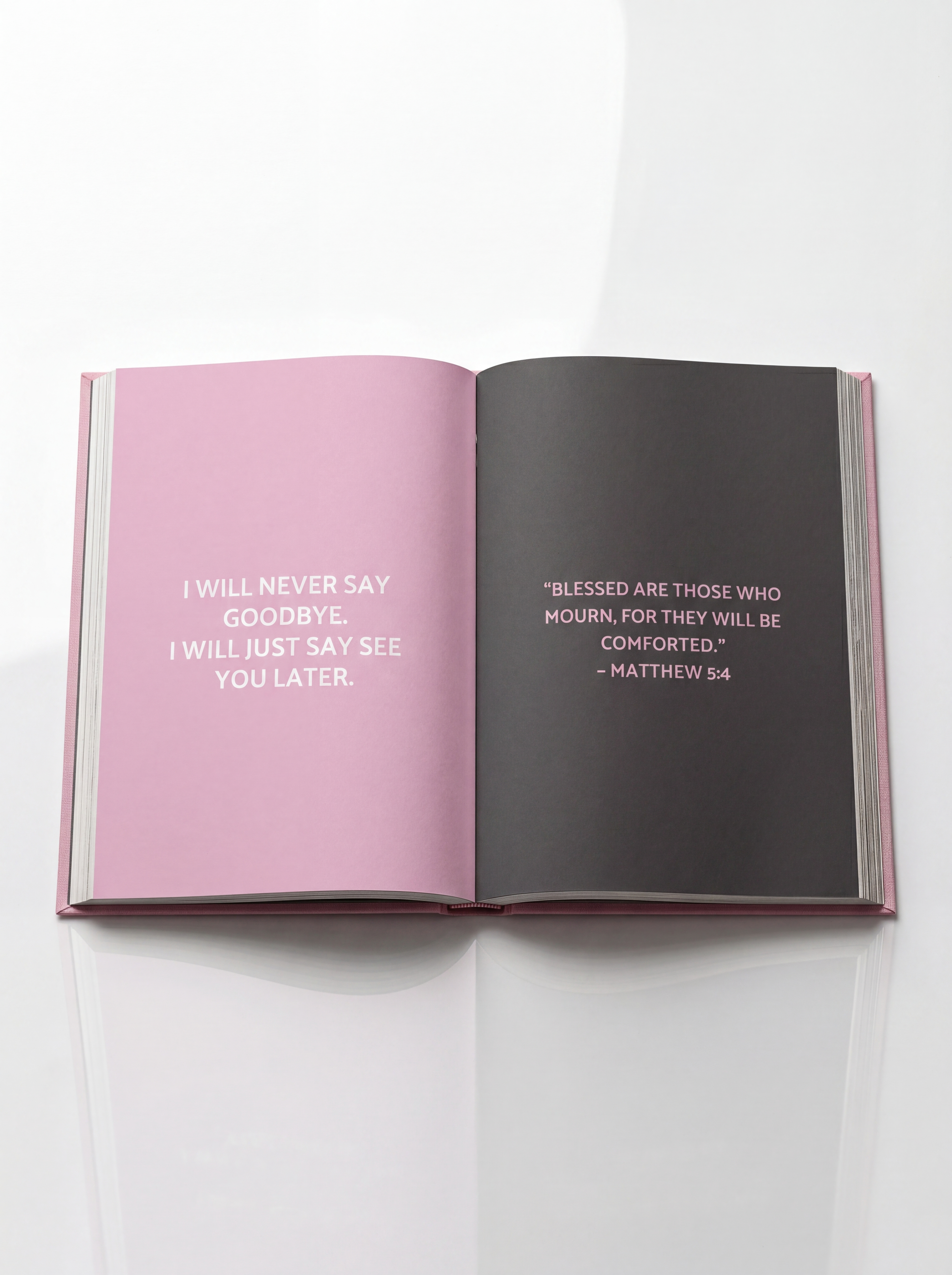 Rose Petals guided journal for women who lost someone they deeply loved