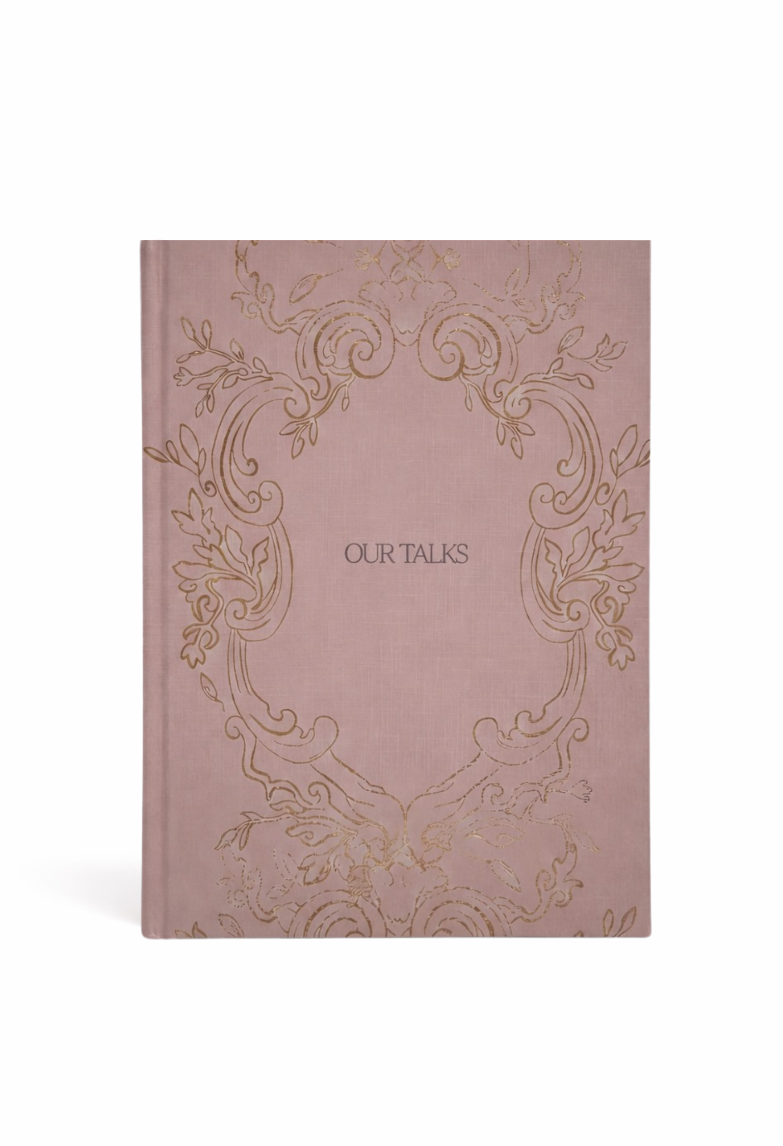 Prayer and faith guided journal titled Our Talks for women