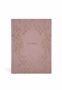 Prayer and faith guided journal titled Our Talks for women