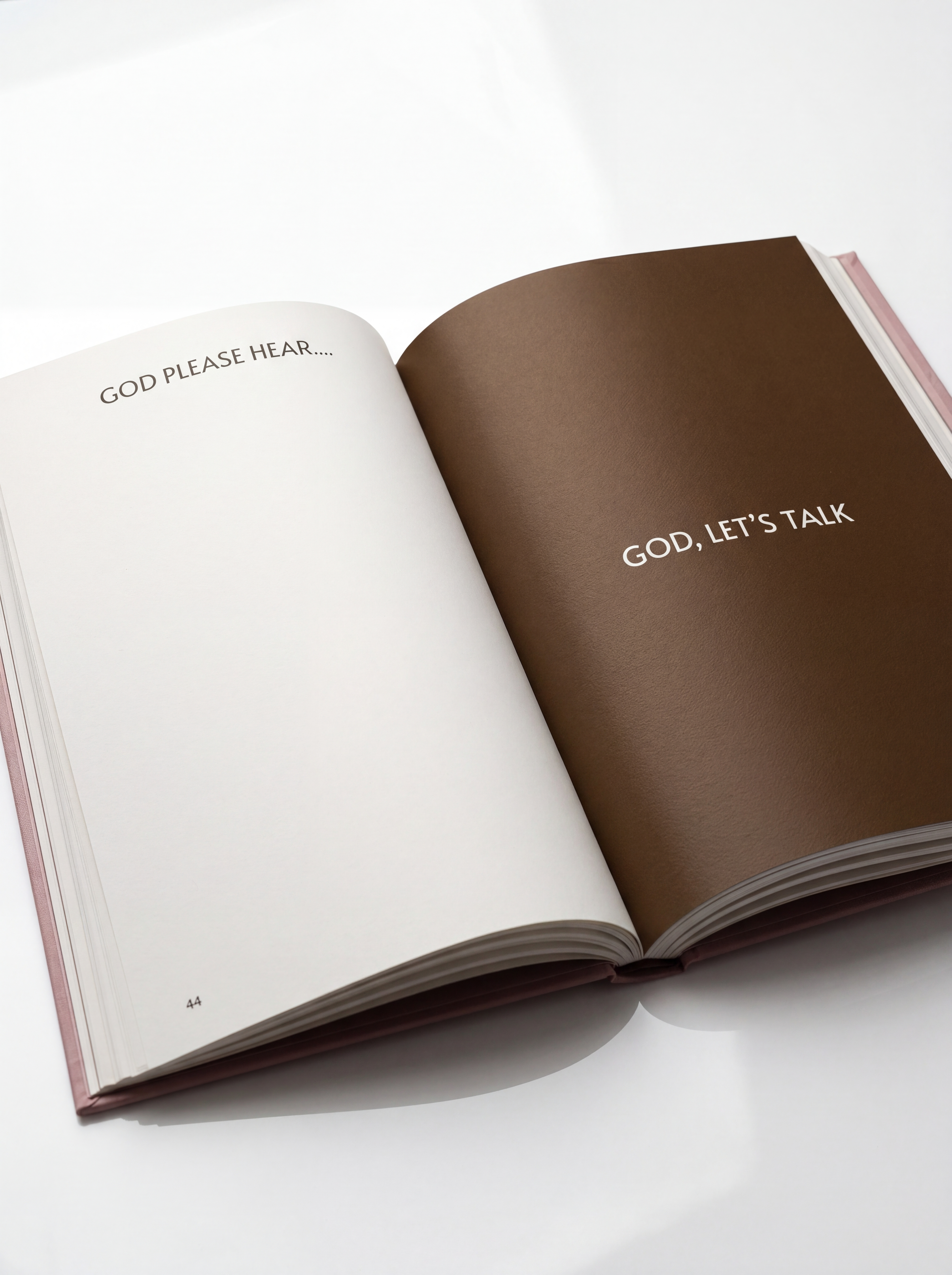 Guided prayer journal for women who journal their conversations with God