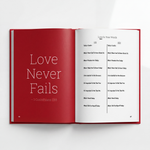 Relationship healing guided journal for couples with daily prompts