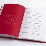 Guided relationship journal for couples with daily writing prompts