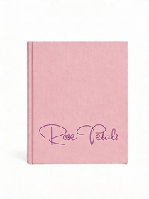 Grief and loss guided journal titled Rose Petals for women