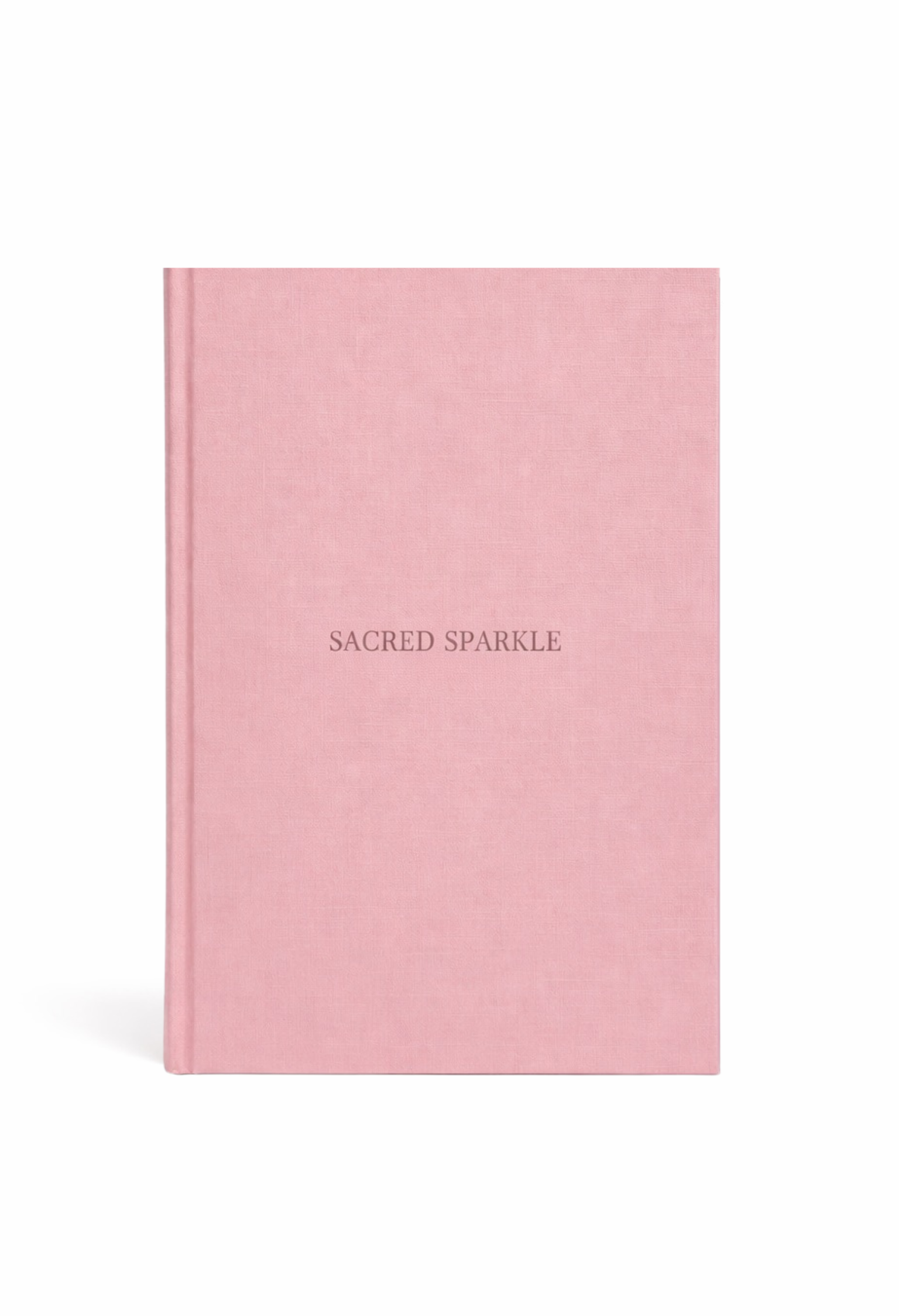 Trauma recovery and resilience guided journal titled Sacred Sparkle for women