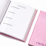 Crowned self-love journal for Black women with guided healing prompts