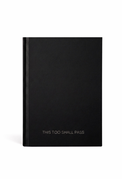 Guided journal titled This Too Shall Pass for women in dark seasons