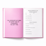 Women's empowerment guided journal Crowned on clean white background